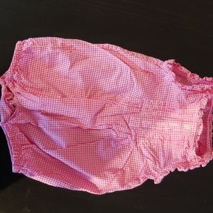 Ralph Lauren Pink Gingham Romper Size 3M